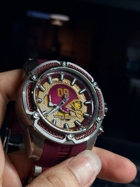 Washington Football Team Bulova Maroon and Gold Sports Watch